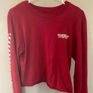 Vans long sleeve crop